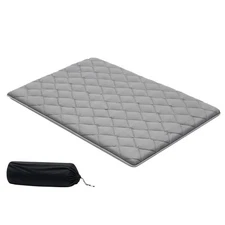 Uimoso Tatami Mattress Full Foldable Futon Mattress with Storage Bag Gray