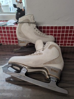Edea Ice Fly Schlittschuhe Eiskunstlauf Schlittschuhe Größe 245 UK 4 MK Professional Blades