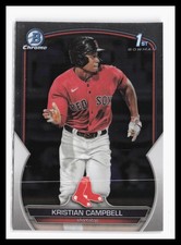 2023 Bowman Draft Chrome #BDC-125 Kristian Campbell Boston Red Sox RC 1st 4