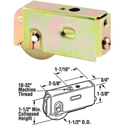 PRIME-LINE Patio Door Roller D 1563 PRIME-LINE D 1563 049793015631