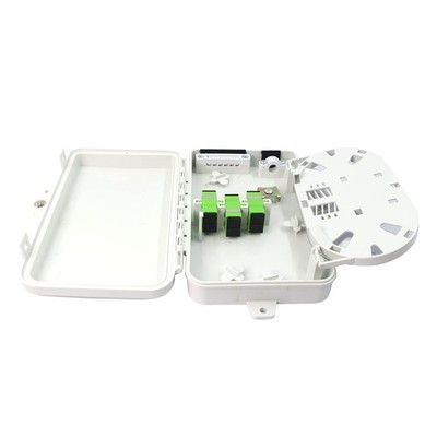 6 Core FTTH Fiber Distribution Box - 6 Port Splitter Box for SC, FC, E2000 Ad