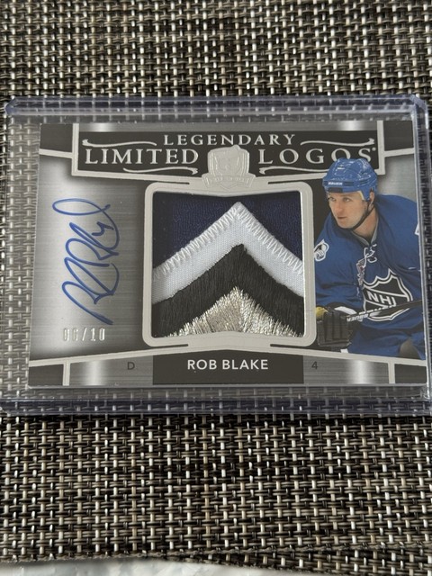 2024 THE CUP #LL-RB ROB BLAKE LEGEND LIMITED LOGOS PATCH AUTO 06/10