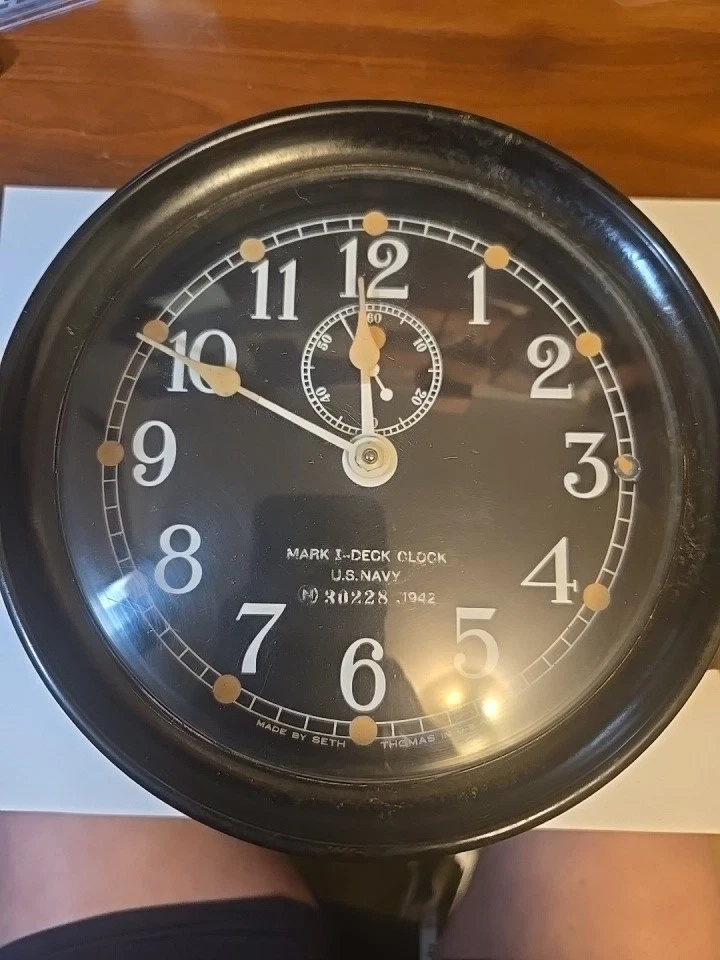 アンティーク雑貨 US NAVY MARK I - BOAT CLOCK SETH THOMAS Mark 1