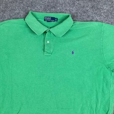 Polo Ralph Lauren Polo Shirt Mens 2X Big Green Short Sleeve Pony Logo