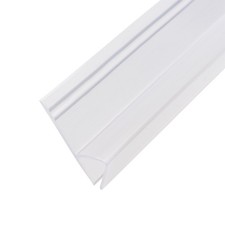 Frameless Glass Shower Door Sweep Seal h-Type 20mm Drip Rail 1/2" 12mm x 118"