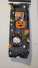 New Hello Kitty Halloween Cutie Cat Costume 50" x 70" Black Plush Throw Blanket