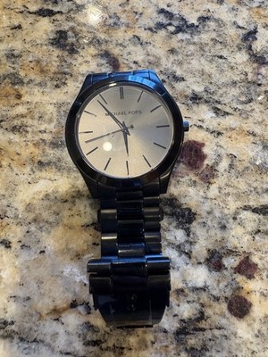 Michael Kors MK8507 Slim Runway Black Watch 42mm - AUTHENTIC 