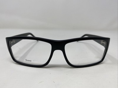 VE Soho SOHO 1002 Matte Black 58-14-140 Plastic Full Rim Eyeglasses Frame  H52