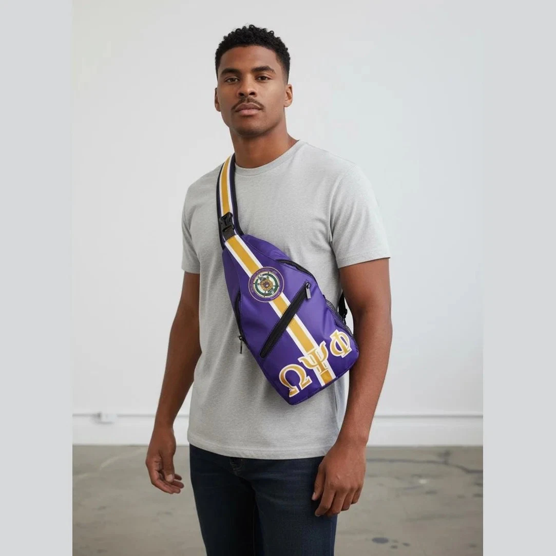 Omega Psi Phi Chest Bag