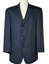 Hugo Boss Einstein Blazer Men's 42R Navy Blue 3-Button Sport Coat Jacket