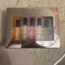 MIX:BAR 5pc Scent Discovery Set Eau De Parfum 5x0.05 Fl Oz NEW