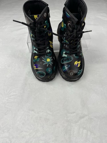 Dr Marten Junior 1460 Sticker Print Lace Up Size 13 - Picture 21 of 21