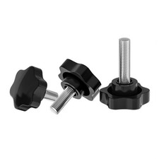 304SS Plastic Six Point Star Hand Knob Tightening Screws M4 M5 M6 M8 M10 M12