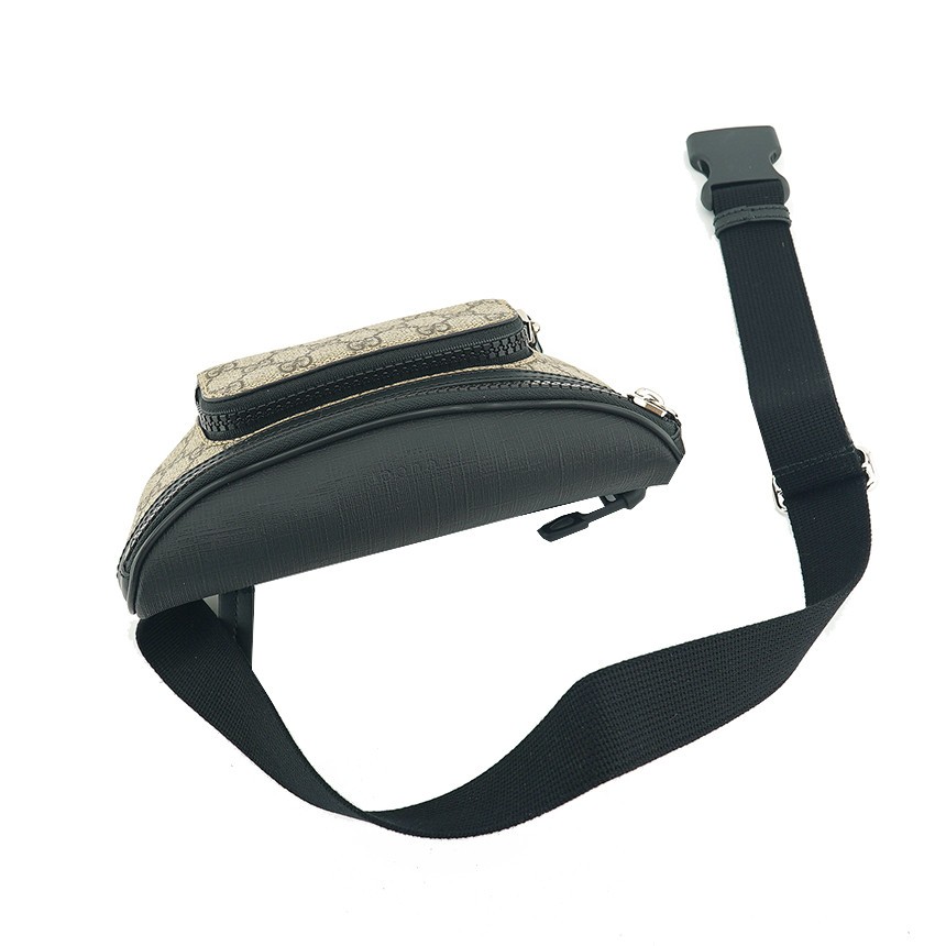 Gucci Unisex GG Supreme Belt Bag Beige Canvas 152163687 thumbnail 17