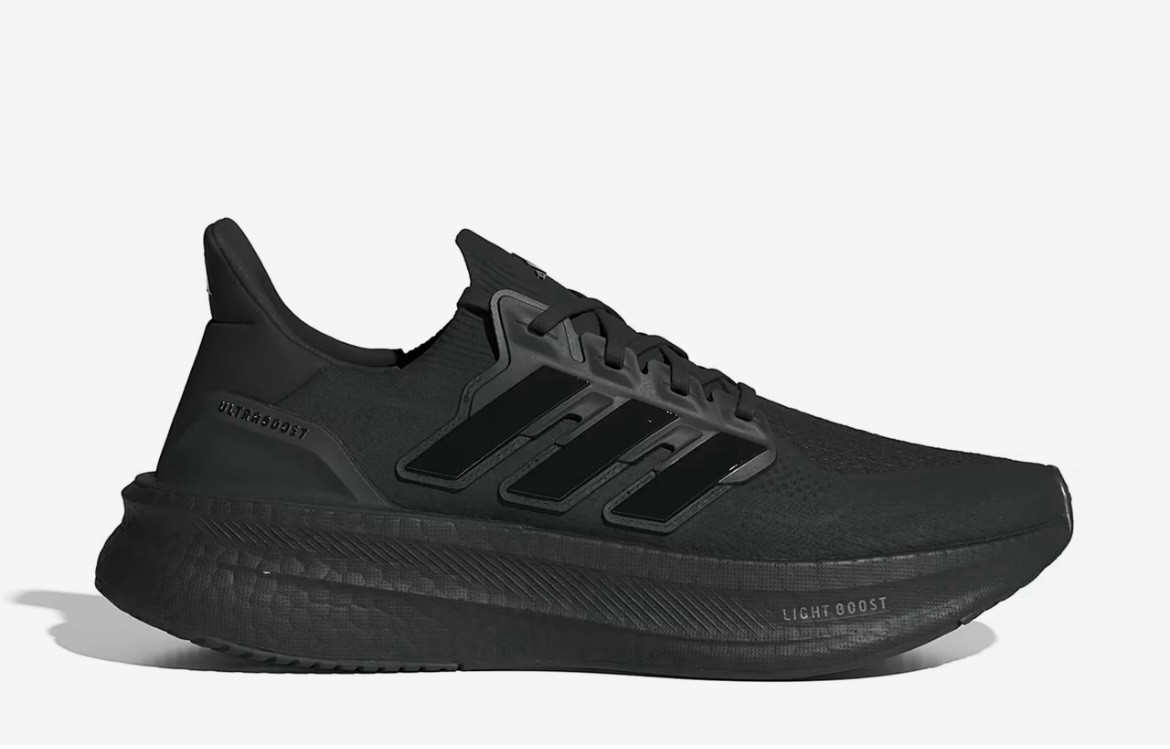 Size 16-Men's Adidas UltraBoost 5 Triple Black Running Shoes