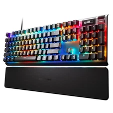 Apex Pro HyperMagnetic Gaming Keyboard — Adjustable Actuation — OLED Screen —...