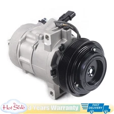 A/C Air AC Compressor W/ Clutch For 2010 - 2015 Hyundai Tucson Kia Sportage 2.4L