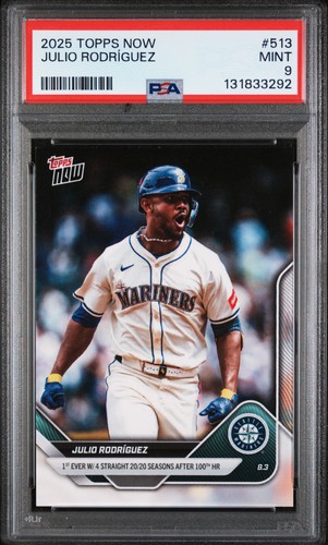 2025 Topps Now 513 Julio Rodríguez