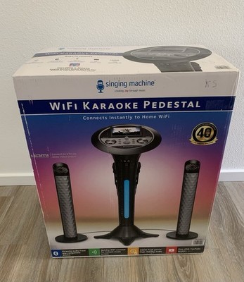 Wi-Fi Karaoke Pedestal Singing Machine Brand New SEALED Unopened