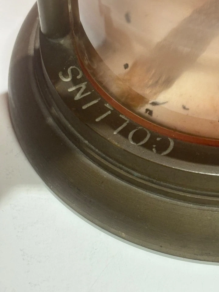 Lámpara de microscopio antigua aceite/alcohol - Bockett Collins Foto 2 de 4