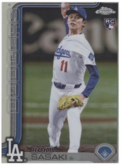 2025 Topps Chrome - Roki Sasaki #217 Refractor (RC)