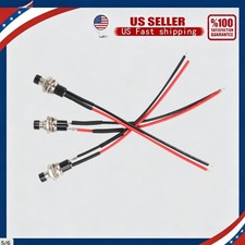 Push Button Switch with Wire 7mm 3Pcs Mini Momentary Self-Reset