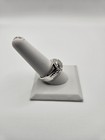 925 Sterling Silver Iced Out Statement Ring Octagon Cluster Solid Size 10 — photo 3