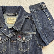 Polo Ralph Lauren Boys Denim Jacket Dark Wash Trucker Size 5