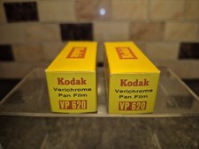 Kodak Verichrome Pan Film VP-620 2 Rolls New In Box Expired September 1962