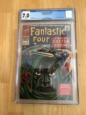 Fantastic Four #57 CGC 7.0 Dr. Doom...WHITE P...