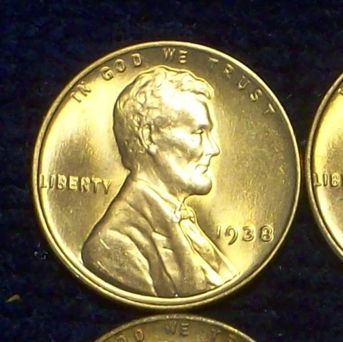 1938-P GEM BU - SOLID LINCOLN WHEAT CENT - NICE COLOR - GOOD DETAILS - SEE PICS!