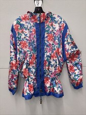 VTG Lavon by Cheerful Corp Floral Windbreaker Women's Size M