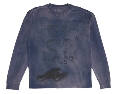 Travis Scott Cactus Jack x Fragment x Nike Houston To Ise Mie Longsleeve Washed