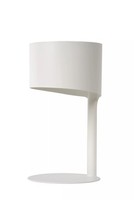Tischlampe Weiß Wohnzimmer 28,5 Cm E14 Nachttisch Leuchte Schlafzimmer