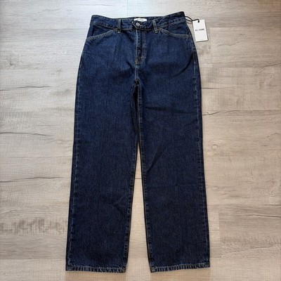 RE/DONE NWT THE WESTLEY HERITAGE RINSE BLUE DENIM JEANS WOMENS SZ 28 $295 RIGID