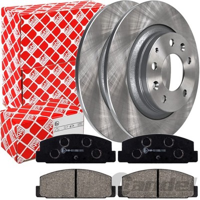 FEBI BREMSSCHEIBEN 280mm + BELÄGE HINTEN passend für MAZDA 6 GH GG GY