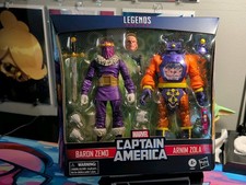 Marvel Legends 2 Pack Captain America  Baron Zemo  Arnim Zola  New  Sealed