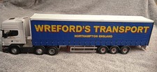 Scania Wrefords Transport Diecast Truck & Trailer Model Lorry1:64 ,length35cm