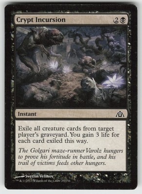Crypt Incursion Dragon's Maze 23 C HP MTG