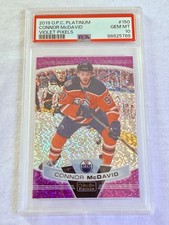 2019 OPC Platinum Connor McDavid #150 Violet Pixels /399 PSA 10 Gem Mint O Pee C