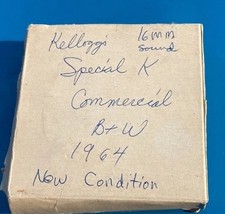 16 MM Sound Kellogg  s 1964 Black  White Commercial Reel