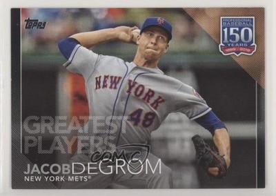 2019 Topps Update 150 Years of Professional Baseball Black /299 Jacob deGrom k4s