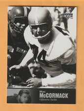 Mike McCormack Cleveland Browns 1997 Upper Deck Legends #50 Kansas Jayhawks