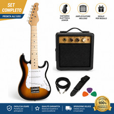 Kit Chitarra Elettrica Bambini Set Completo + Amplificatore Junior Principianti