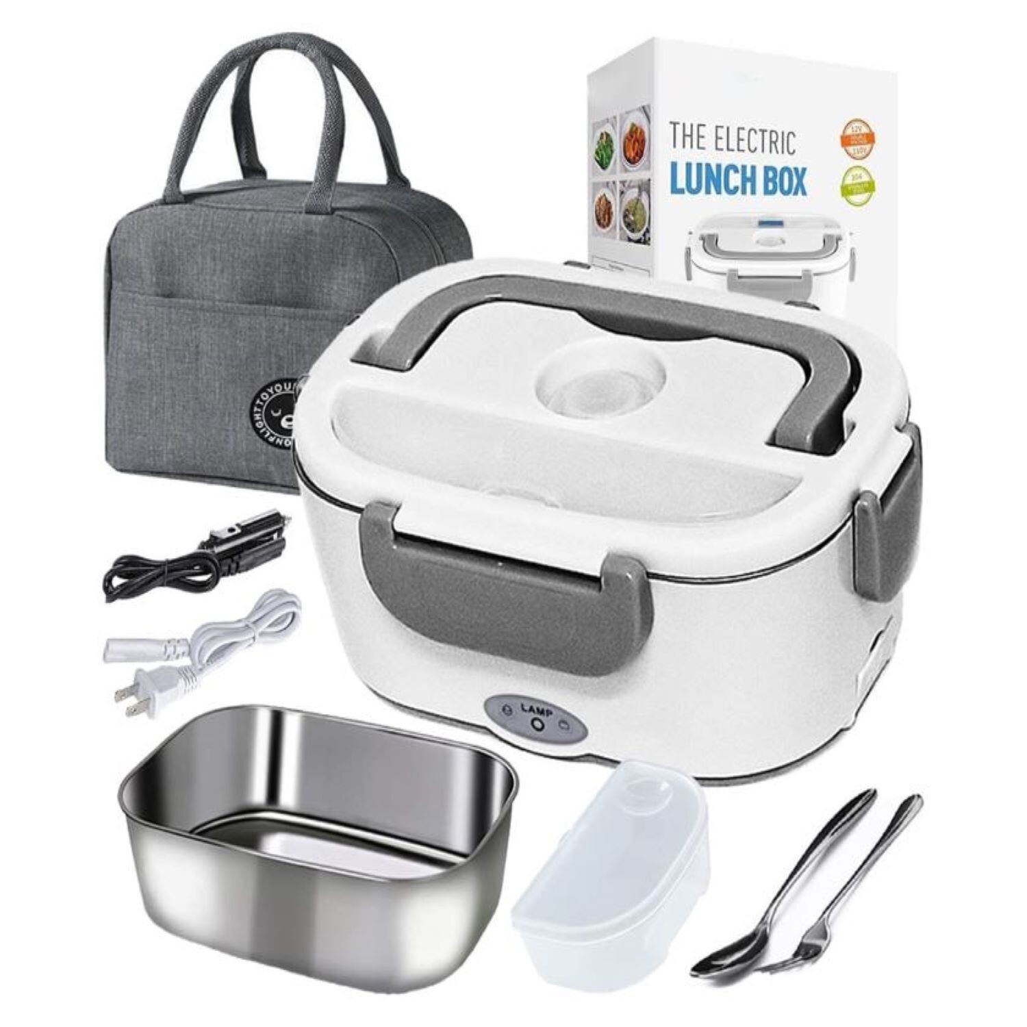 Lunch box chauffante électrique fini les repas froids en camion et bureau