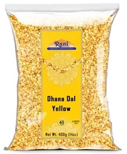 Rani Dhana Dal (Roasted Coriander Seeds) Yellow 14oz (400g)