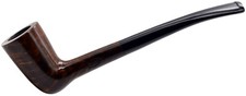 Sarome 'Contour' Brown Finish Elegant Small Slender Briar Pipe (SP3-6929-Brn)