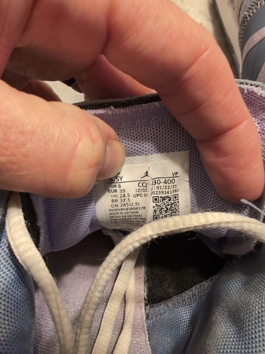 AIR JORDAN WHY NOT ZER0.4 CQ9430-400 Purple Youth 6.5 AIR JORDAN WHY NOT ZER0.4 CQ9430-400 Purple Youth 6.5