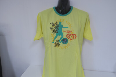 Langnese  Summer  Inside  Herren  T - Shirt   Gr. L - Gelb - Vintage