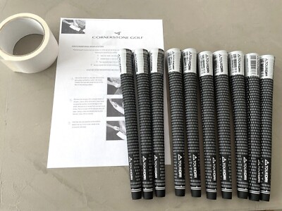 Masters Golf Tour DRI Jumbo Golfgriffe x 10 mit Tourband und Anleitung